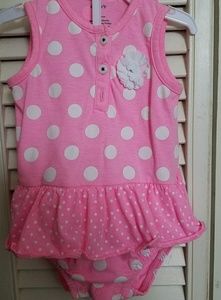 Polka dot sunsuit